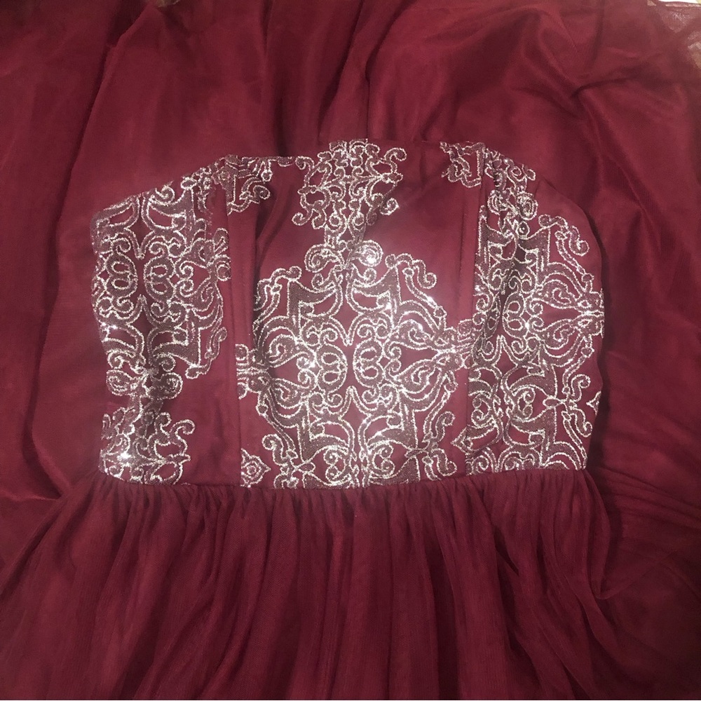 Strapless Tulle Gown